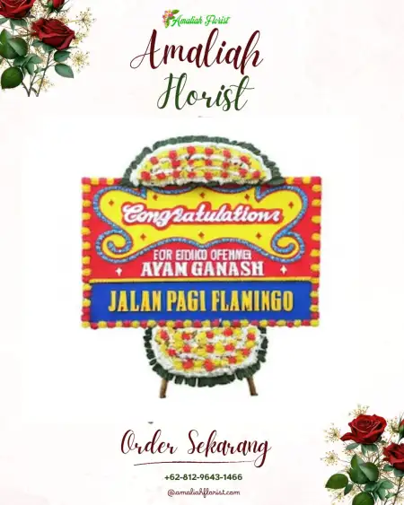 Sewa Papan Bunga Pleset